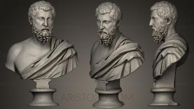 Busts and heads antique and historical (BUSTA_0127) 3D model for CNC machine